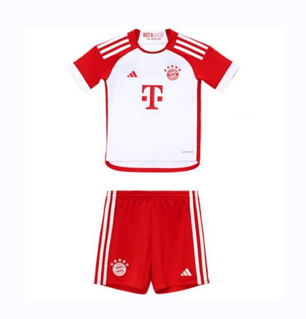 Bayern Munich Home Soccer Kit 2023/24 Kids